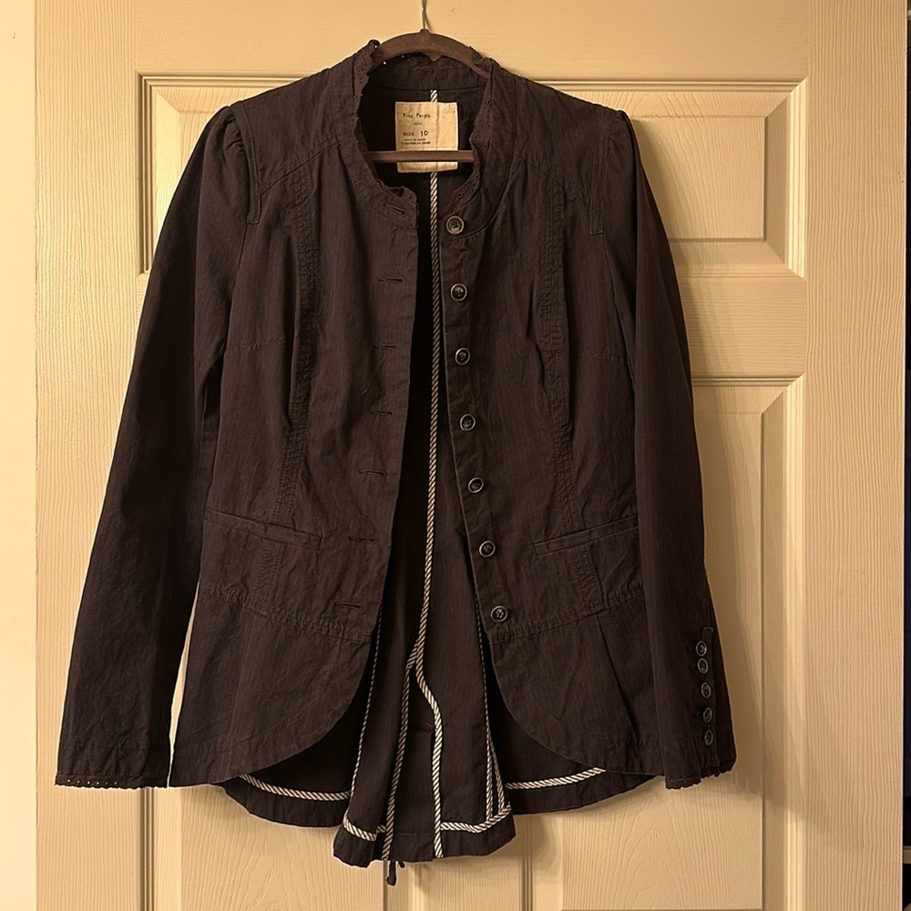 Free People military style jacket
